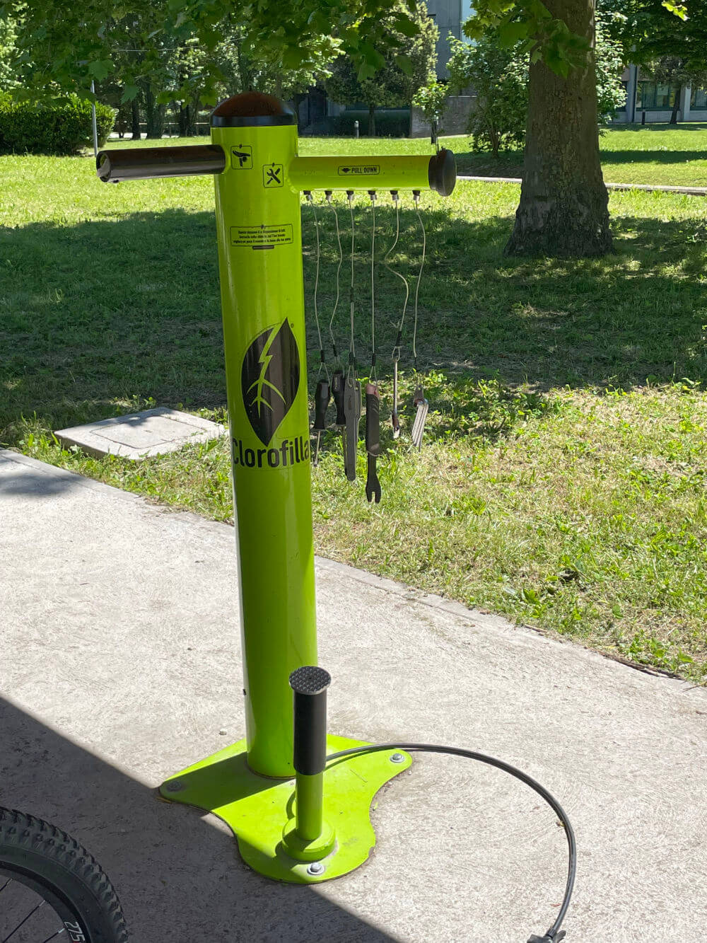 Beispiel einer BikeRepair-Station