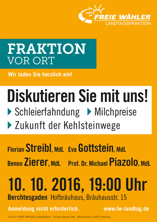 Fraktion vor Ort