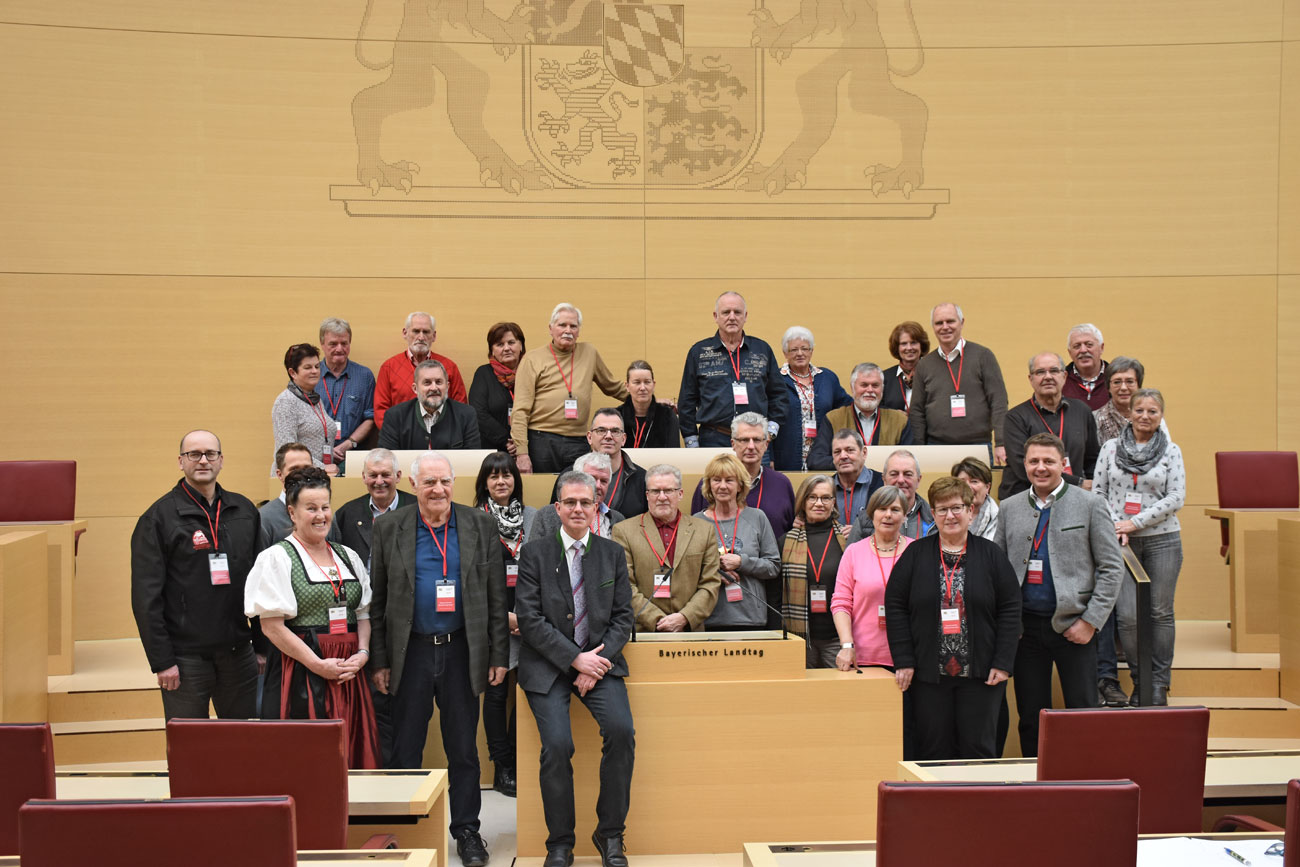 Der Abgeordnete Florian Streibl empfing dieser Tage Freie Wähler und politisch Interessierte im Landtag