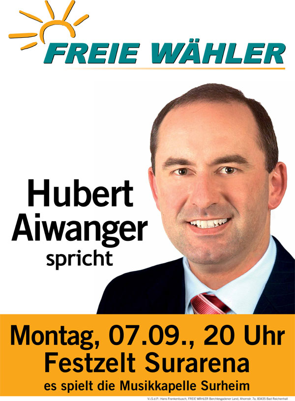 Aiwanger kommt