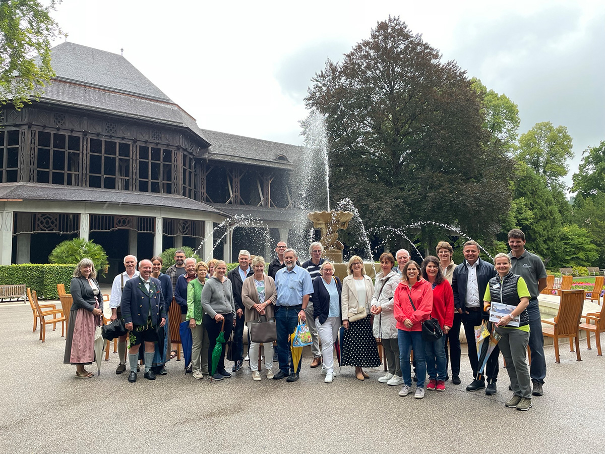 Gruppenbild mit den Teilinehmer an der Führung