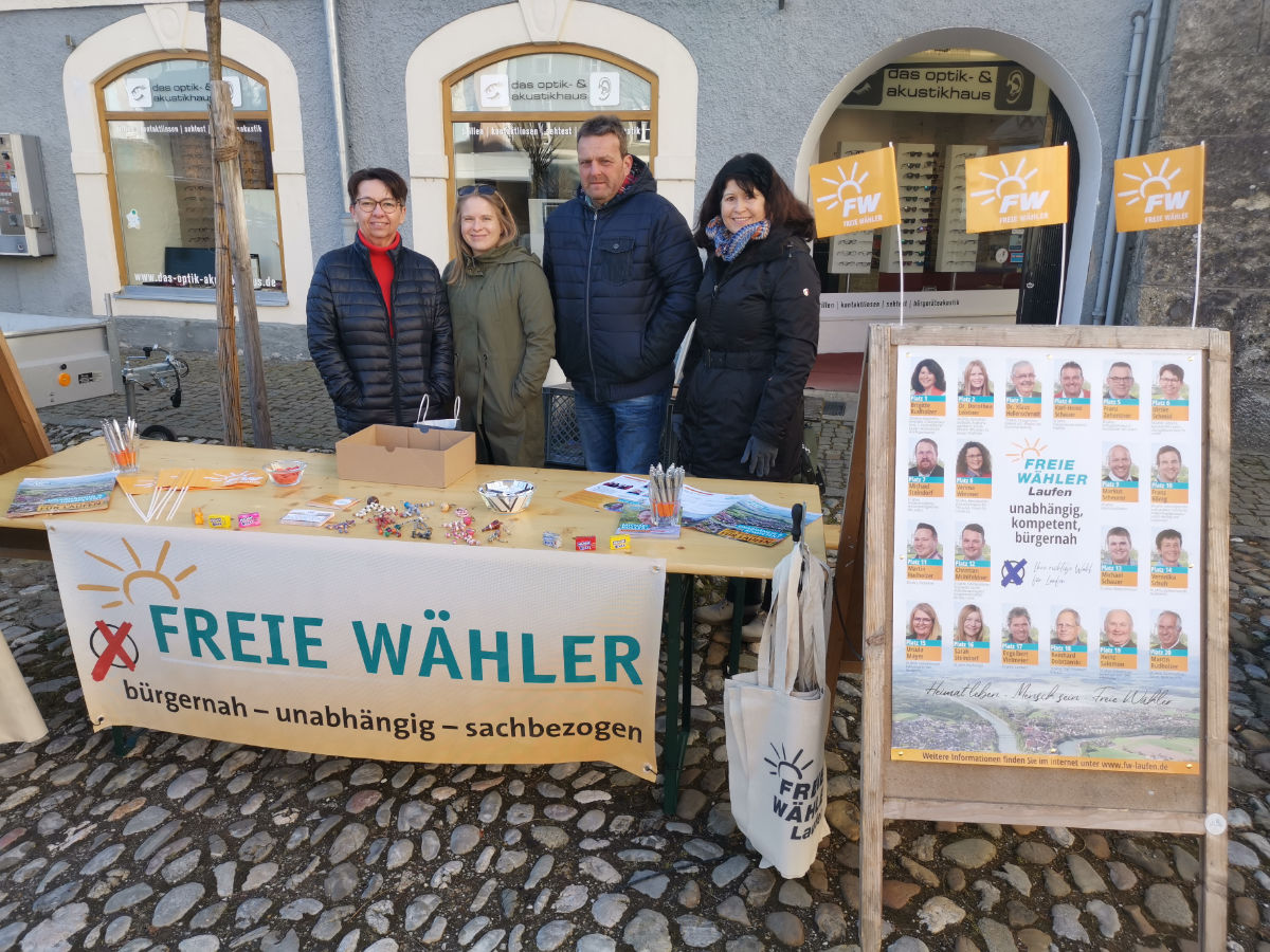 Infostand der FW Laufen