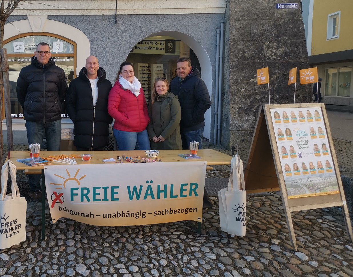 Infostand der FW Laufen