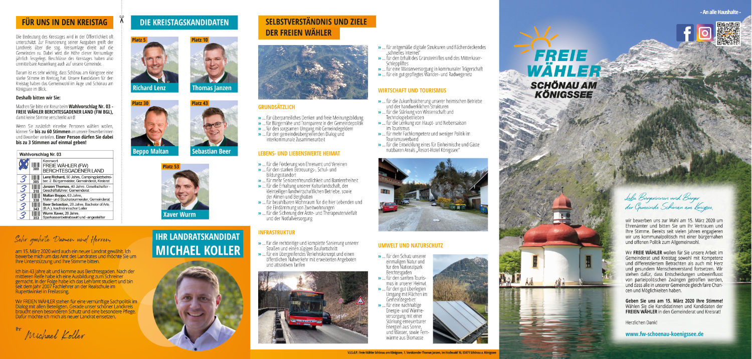 Flyer der FW Schönau am Königssee