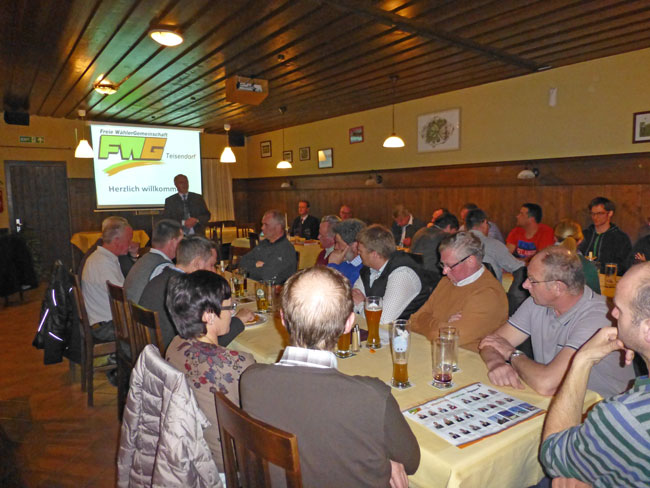 Info-Veranstaltung für Vereine der FWG Teisendorf, Bürgermeister Franz Schießl 