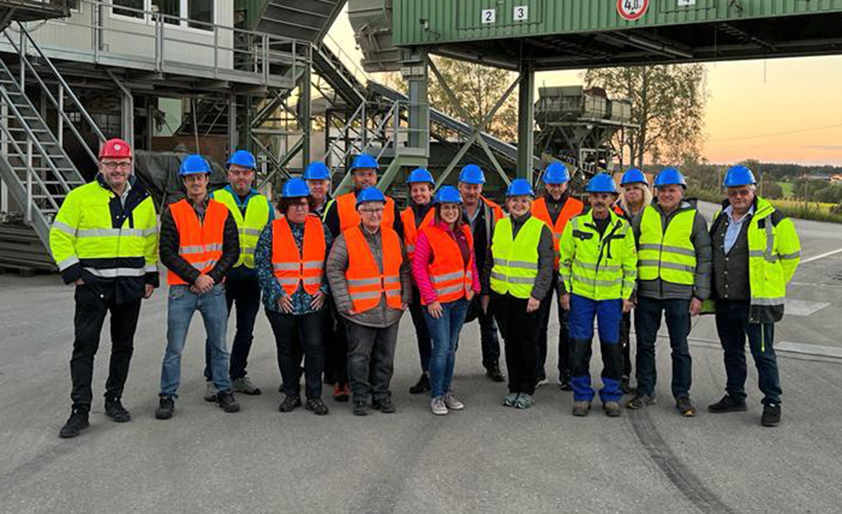 Besichtigung der Bayerischen Asphaltmischwerke durch die FWG Teisendorf