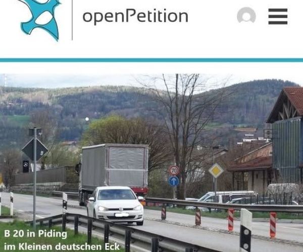 B20 in Piding im kleinen deutschen Eck